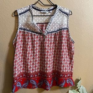 sleeveless blouse